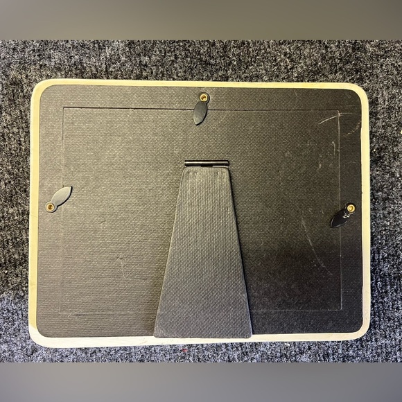 Kids Toys Picture Frame Holds 5x7 porcelain with Bear and Horse Cream 90s - Picture 3 of 4